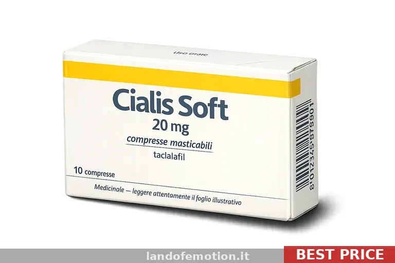 Acquisto Cialis Soft online — pagamento sicuro