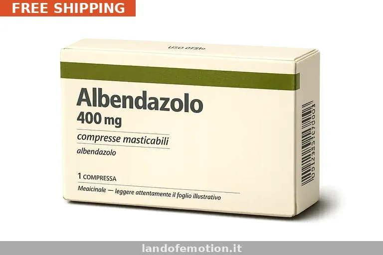 Comprare Albendazole 400mg a €0,52 — senza prescrizione medica