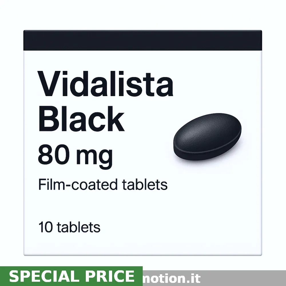 Vidalista Black 80mg al miglior prezzo - online in Italia